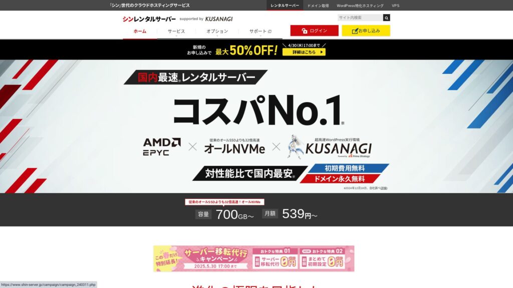 シンレンタルサーバーのビジネスプラン